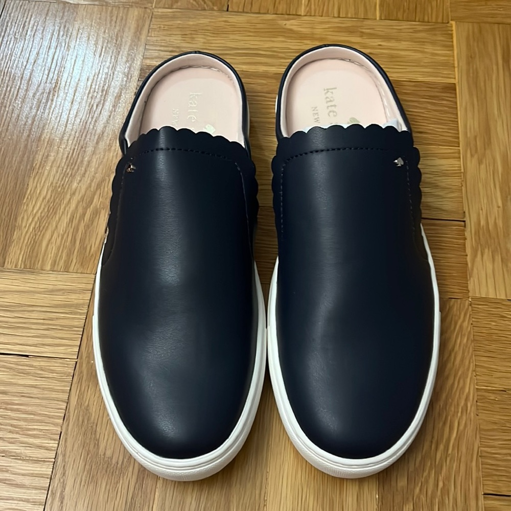 Kate Spade Slip On Shoes - Navy Blue
